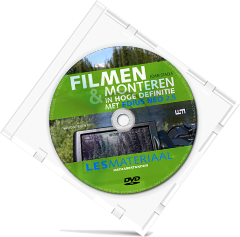 DVD met lesmateriaal bij het boek Filmen en monteren in HD met Edius Neo 2.5.