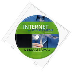 DVD met lesmateriaal bij het boek Internet en sociale media.